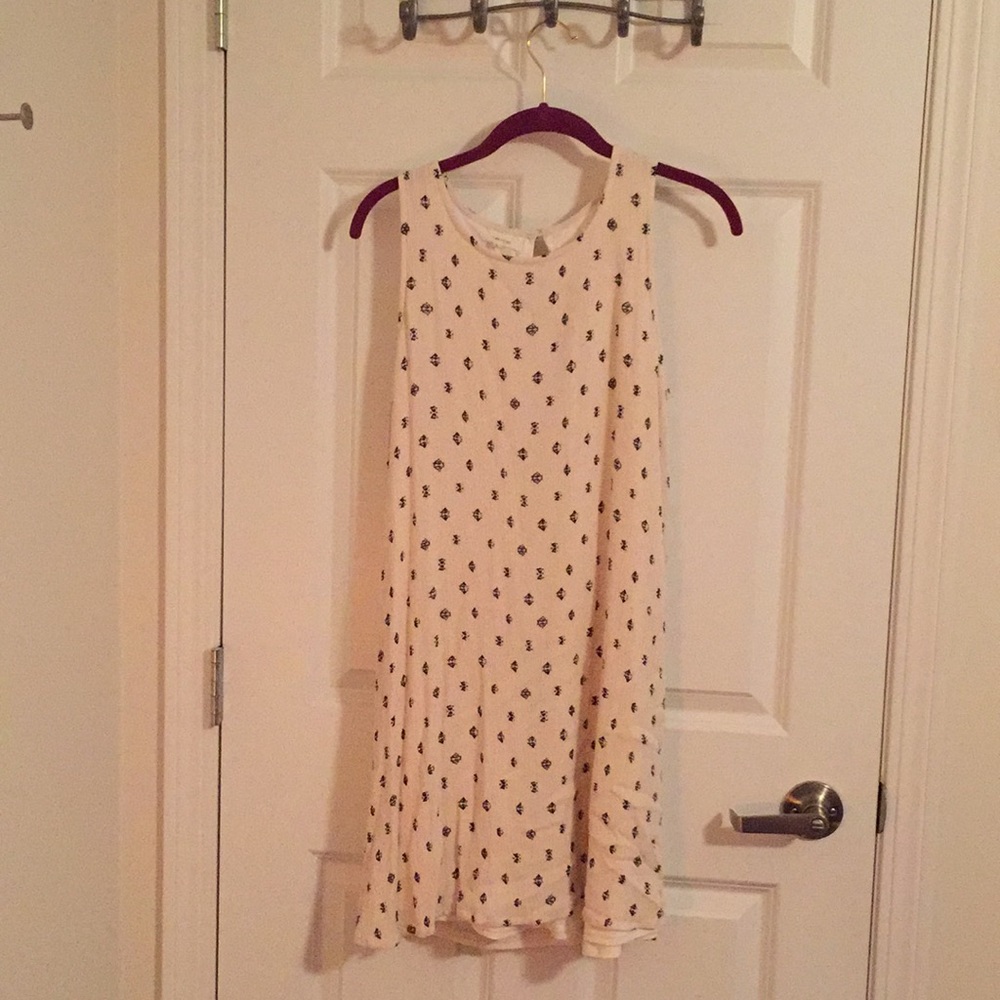 Maurice’s cream and navy dress